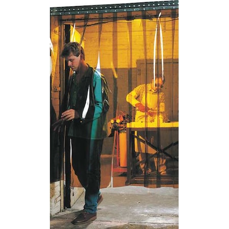 Welding Strip Door 6 x 10 ft Amber PVC by USA Steiner Specialty Welding Protection Equipment