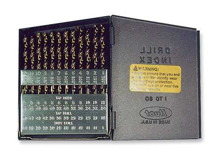Chicago Latrobe Jobber Drill Bit Set 60 pc #1 to #60 Type 57853 Technical Info
