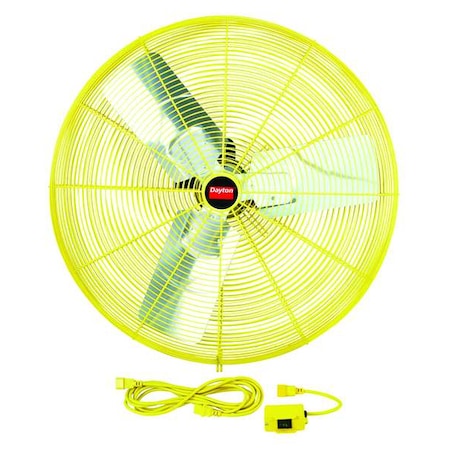 30" Safety Yellow Air Circulator 8712/9375 cfm by Dayton in US