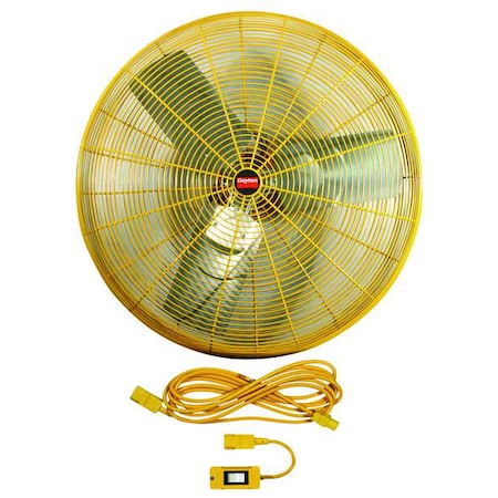 24" Safety Yellow Air Circulator 3800/6100 cfm by Dayton in US