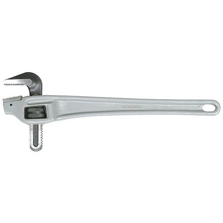 Offset Pipe Wrench 18" L Aluminum by USA Westward Pipe Wrenches