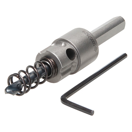 Quick Change Arbor 1/4 Dia x 2 1/2 In L by USA Greenlee Hole Saw Accessories