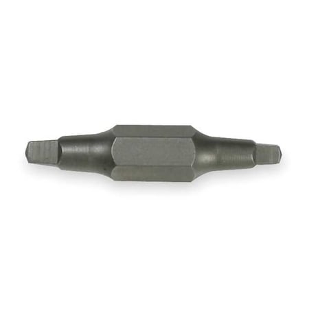Insert Bit SAE 1/4" Hex #1/#2 1 1/4" PK2 by USA Klein Screwdriver Bits