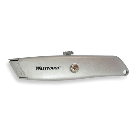 Retractable Utility Knife 6 In. Gray by USA Westward Utility Knives