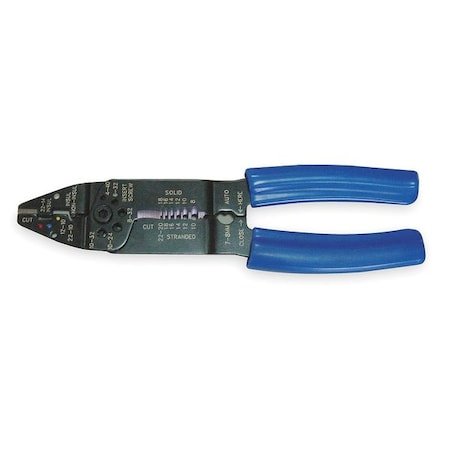 Wire Stripper/Cutter 8 22 AWG 8 1/2 In by USA Westward Wire Strippers Crimpers Cable Slitters