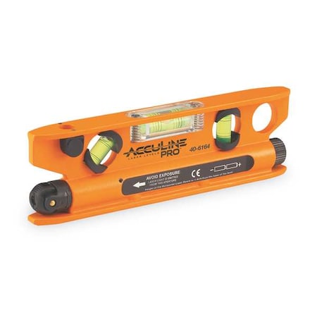 Magnetic Laser Torpedo Level 7 1/2 In by USA Johnson Box I Beam & Torpedo Levels