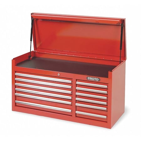 41" Top Chest 12 Drawers Red by USA Proto Tool Chest & Side Cabinets
