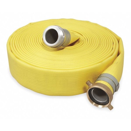 1 1/2" ID x 50 ft Rubber Water Discharge Hose YL by USA Value Brand Air Compressor Discharge & Suction Hoses