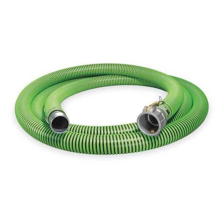 1 1/2" ID x 20 ft Discharge & Suction Hose BK/GN Type 1ZMZ1 by USA Value Brand Air Compressor Discharge & Suction Hoses