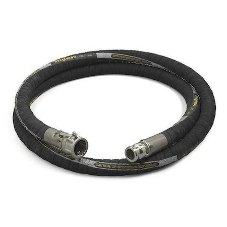 1" ID x 10 ft. Polyethylene Chemical Hose BK by USA Chem One Air Compressor Industrial Hoses