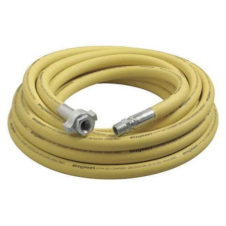 2" ID x 50 ft Nitrile Coupled Air Hose 1000 PSI YL by USA Value Brand Air Compressor Multipurpose Air Hoses