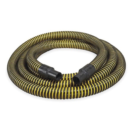 2" ID x 20 ft PE Discharge & Suction Hose BK/YL by USA Value Brand Air Compressor Discharge & Suction Hoses