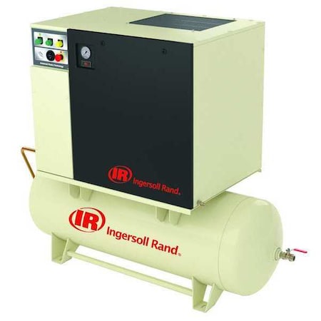 Rotary Scrw Air Cmpresr w/Air Dryer 5 HP by USA Ingersoll Rotary Screw Air Compressors