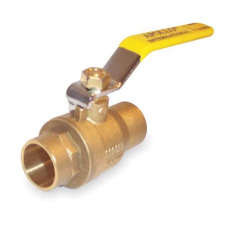 Can you solder a valve with the water on?