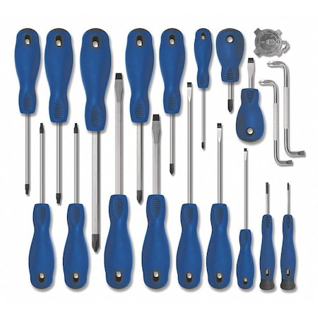 Screwdriver Set Slot/Phllps/Torx(R) 20Pc by USA Westward Screwdriver Sets