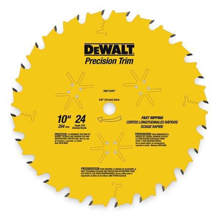 Circular Saw Bld Crbde 10 In 24 Teeth by USA Dewalt Circular Power Saw Blades