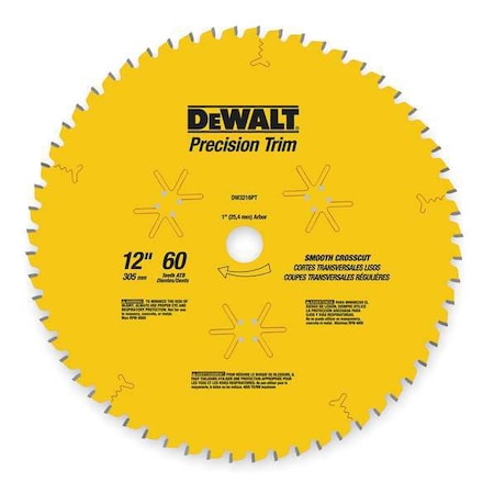 Circular Saw Bld Crbde 12 In 60 Teeth by USA Dewalt Circular Power Saw Blades