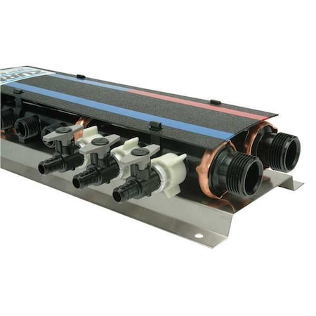 PEX Manifold Preassembled 31 29/32" L Type QPPM12H18C 2 by USA Zurn Pex Pneumatic Manifolds