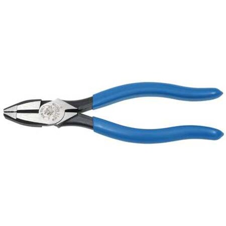 Linemans Pliers 7 7/8 In Dipped Handle by USA Klein Solid Joint Pliers