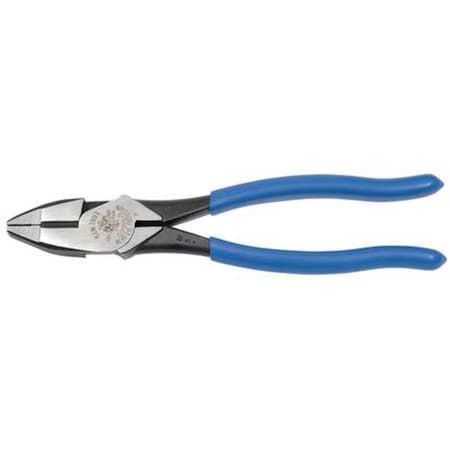 Linemans Pliers 8 11/16 In Dipped by USA Klein Solid Joint Pliers