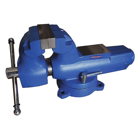 Bench Vise Deep Throat Swivel 3 1/2 In by USA Westward Bench Vises