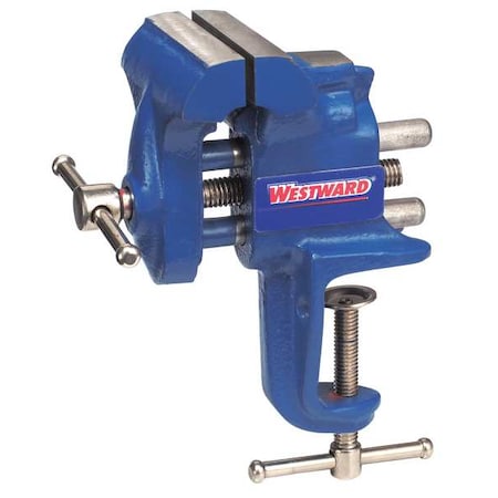 Bench Vise Portable Clamp Fixed 2 1/2 In by USA Westward Bench Vises