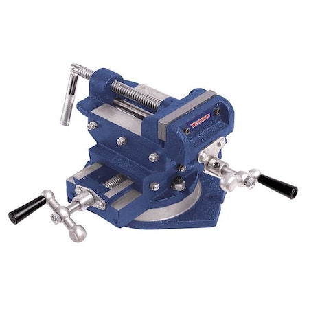 Drill Press Vise Cross Slide Swivel 5 In by USA Westward Bench Vises