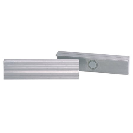 Magnetic Jaw Cap Aluminum 5 In PK2 by USA Westward Clamp Magnetic Jaw Caps