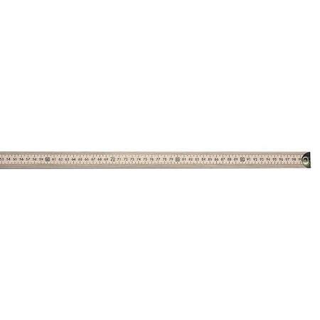 Meter Stick Brass Ends Clear Finish by USA Westcott Rulers & Straight Edges