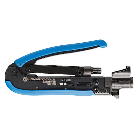Crimper Long Style F Connectors 6 7/8" L by USA Jonard Cable & Wire Crimping Tools