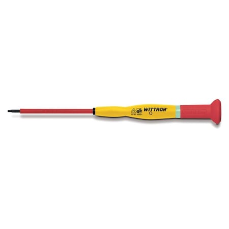 Insulated Screwdriver Slotted 3/32x3 in. by USA Witte Screwdrivers