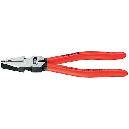 Linemans Pliers 7 1/4" Dipped Handle by USA Knipex Solid Joint Pliers