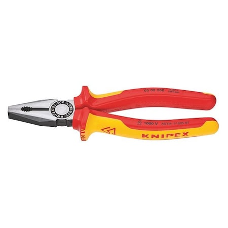 8" Combination Pliers Insulated by USA Knipex Cable & Wire Crimping Tools