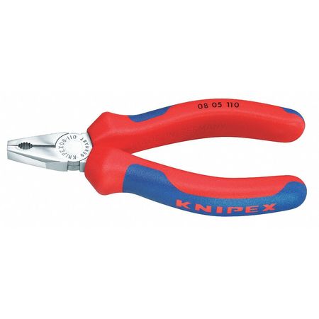 Knipex Mini Combo Pliers 4 1/4 In L Red/Ylw Technical Info