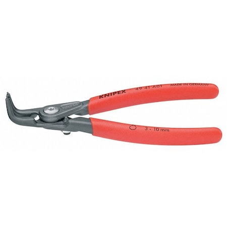 5" Precision External Circlip Pliers w/ Bent Tips Plastic Grip Type 49 41 A01 by USA Knipex Retaining & Lock Ring Pliers