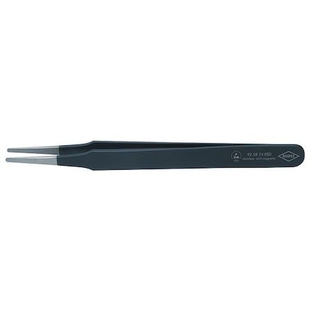 Precision Tweezers ESD Straight Tip by USA Knipex Inspection & Retrieving Tweezers