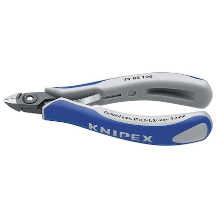 5" Precision Electronics Diagonal Cutter w/ Round Head Ergonomic Grip by USA Knipex Cable & Wire Crimping Tools