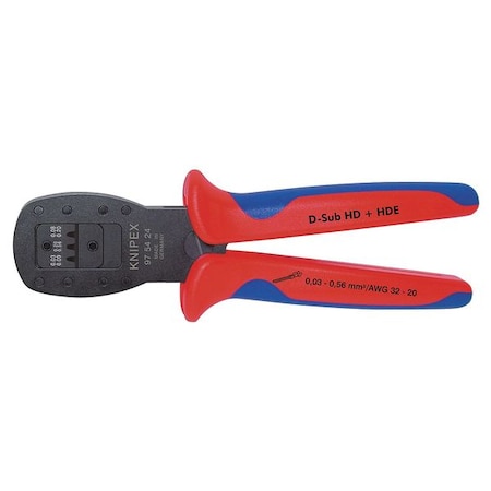 Crimper 32 to 20 AWG 7 1/2" L by USA Knipex Wire Strippers Crimpers Cable Slitters