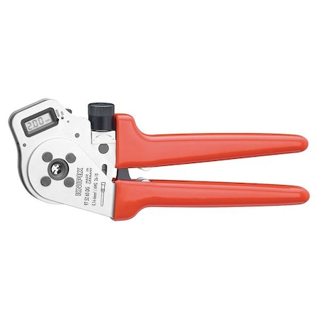 25 10 AWG Four Mandrel Crimping Pliers For Turned Contacts Plastic Grips by USA Knipex Wire Strippers Crimpers Cable Slitters