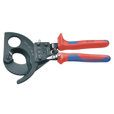 Ratchet Cable Cutter Center Cut 11 In by USA Knipex Cable & Wire Cutters