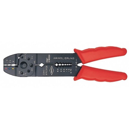 8 1/2" Crimping Pliers Plastic Grip by USA Knipex Cable & Wire Crimping Tools