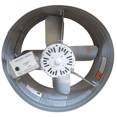 1650 CFM Gable Mount Attic Fan 120V Model 10W194 by Dayton in US