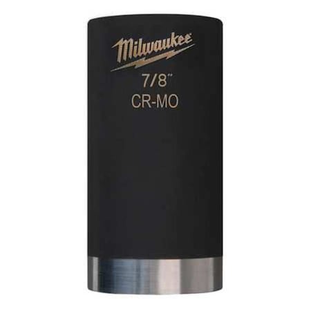 Impact Socket 1/2 In Dr 1 In 6 pt Type 49 66 4471 by USA Milwaukee Sockets