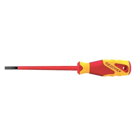 Insulated Screwdriver Slotted 6.5mm by USA Gedore Screwdrivers