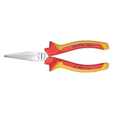 Insulated Flat Nose Pliers 6 1/4 by USA Gedore Solid Joint Pliers