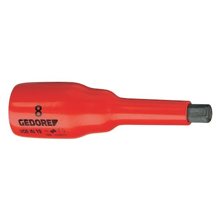 Insulated Screwdriver Bit Socket1/2" 8mm by USA Gedore Screwdriver Bits