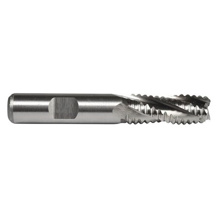 HSS E Bright Roughing End Mill 1/4 by USA Precision Twist Drill Cobalt End Mills