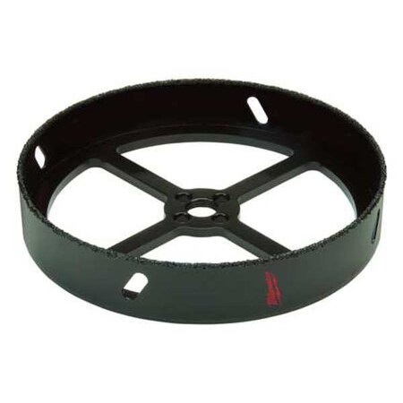 Recessed Lighting Hole Saw Carbide Grit 3 1/8" Black by USA Milwaukee Hole Saws & Cutters