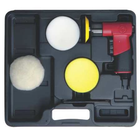 Air Polisher/Buffer 3 In. Pad 2500 rpm by USA Chicago Pneumatic Air Sanders Buffers & Polishers