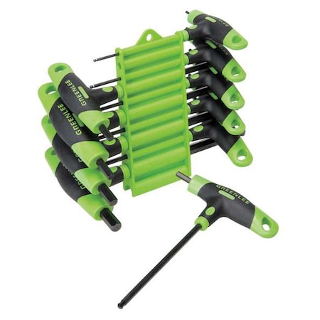 Ball End Hex Key Set Pieces 10 S12 by USA Greenlee Hex Key Sets